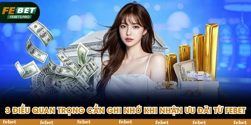 3 điều quan trọng cần ghi nhớ khi nhận ưu đãi từ FEBET