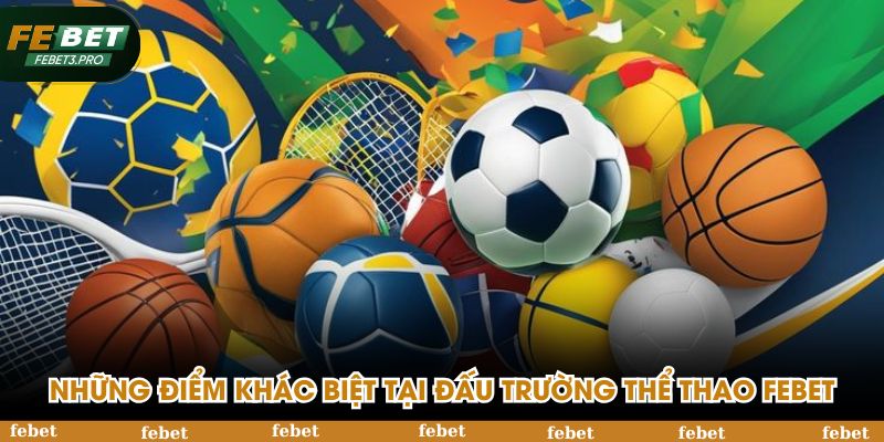 Những điểm nhấn khác biệt tại đấu trường thể thao FEBET